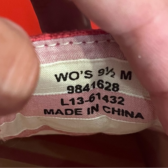 Sperry Top Sider Bahama 2 Eye Pink Linen Boat Shoe Preppy Coastal Size 9.5 - Picture 14 of 14